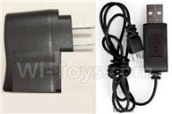 XK K110 K110S Parts-37 Straight conversion plug & USB Charger For Wltoys XK K110 K110S Helicopter parts,6ch Brushless Helicopter spare Accessories