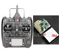 XK K110 K110S Parts-43 Transmitter & Receiver board For Wltoys XK K110 K110S Helicopter parts,6ch Brushless Helicopter spare Accessories