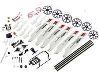 XK K110 K110S Parts Crash set 1,It includes nearly most of the helicopter parts.