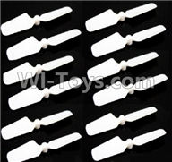 XK K120 Parts-05 Tail blade(12pcs)-White For Wltoys XK X120 Helicopter parts,6ch Brushless Helicopter spare parts