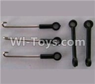 XK K120 Parts-07 Connect buckle(2pcs) & Servo connect buckle(3pcs) For Wltoys XK X120 Helicopter parts,6ch Brushless Helicopter spare parts