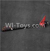 XK K120 Parts-12 Whole tail unit(Include the tail motor,tail cover) For Wltoys XK X120 Helicopter parts,6ch Brushless Helicopter spare parts
