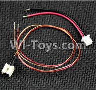 XK K120 Parts-15 Tail motor wire(2pcs) For Wltoys XK X120 Helicopter parts,6ch Brushless Helicopter spare parts