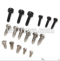 XK K120 Parts-33 Screws set for the XK K120 Helicopter For Wltoys XK X120 Helicopter parts,6ch Brushless Helicopter spare parts