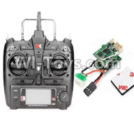 XK K120 Parts-48 Transmitter & Circuit board For Wltoys XK X120 Helicopter parts,6ch Brushless Helicopter spare parts