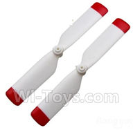 XK K123 Parts-11 Tail balde(2pcs-Red) For XK K123 helicopter Spare parts,AS350 6CH Flybarless RC Helicopter  parts