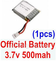XK K123 Parts-17 Official battery 3.7v 500mah(1pcs) For XK K123 helicopter Spare parts,AS350 6CH Flybarless RC Helicopter  parts