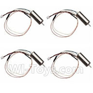 XK K123 Parts-35 Tail motor(4pcs) & Tail morot wire(4pcs) For XK K123 helicopter Spare parts,AS350 6CH Flybarless RC Helicopter  parts