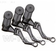 XK K123 Parts-38 Main grip set(3pcs) & link rod for the main grip set (3pcs) For XK K123 helicopter Spare parts,AS350 6CH Flybarless RC Helicopter  parts