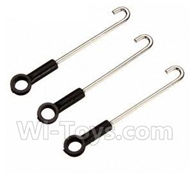 XK K123 Parts-42 Link rod(3pcs) For XK K123 helicopter Spare parts,AS350 6CH Flybarless RC Helicopter  parts