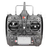 XK K123 Parts-52 Transmitter For XK K123 helicopter Spare parts,AS350 6CH Flybarless RC Helicopter  parts