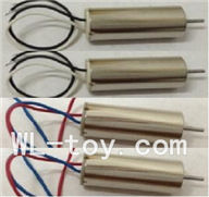 XinXun X31 RC Helicopter model XinXun-X31-F-22-Parts-03 rotating Motor with red and blue wire(2pcs) & Reversing-rotating Motor with black and white wire(2pcs)
