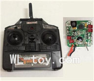 XinXun X31 RC Helicopter model XinXun-X31-F-22-Parts-06 Transmitter & Circuit board,Receiver board
