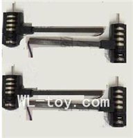 XinXun X31 RC Helicopter model XinXun-X31-F-22-Parts-12 Rotating Motor Assembly wit Red and Blue Wire(2pcs) & Reversing-Rotating Motor Assembly with White and Black wire(2pcs)