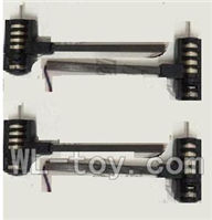 XinXun X32 RC Helicopter model XinXun-X32-B-2-Parts-12 Rotating Motor Assembly wit Red and Blue Wire(2pcs) & Reversing-Rotating Motor Assembly with White and Black wire(2pcs)