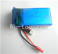 XinXun X33 RC Quadcopter parts, XinXun X33 X33V parts-07 Upgrade 7.4V 1500MAH 20C Red JST Plug