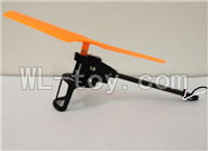XinXun X39 RC Quadcopter UFO XinXun X39 X39V parts-19 Reversing-Rotating Motor Assembly-Orange rotor & the motor wire is White and Black