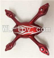 XinXun-X40-X40V parts-03 Upper and lower body cover-Red for XinXun X40 X40V RC Quadcopter UFO model