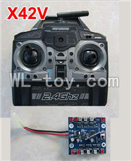 XinXun X42 X42V RC Quadcopter UFO parts-32 X42V Transmitter & Circuit board