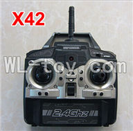 XinXun X42 X42V RC Quadcopter UFO parts-33 X42 Transmitter,Can only be used for X42