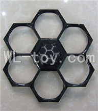 XinXun X45 X45V RC Quadcopter UFO XinXun X45 Quadcopter parts-01 Outer protect frame-Black