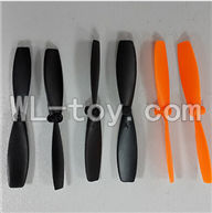 XinXun X45 X45V RC Quadcopter UFO XinXun X45 Quadcopter parts-04 Main rotor blade(6pcs)