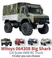 WLtoys 064308 1/6 RC Car – Big Shark 4WD Crawler Truck,Off-Road Crawler | Dual 775 Motors Wltoys-Car-All