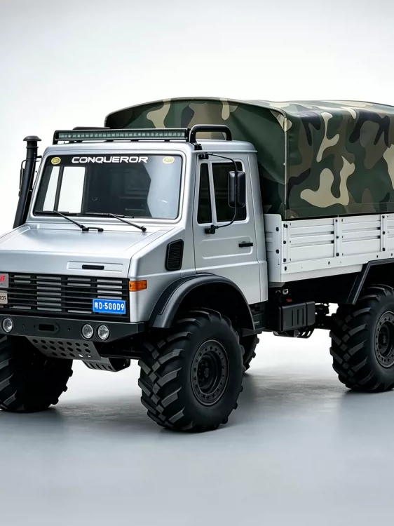 WLtoys 064308 Upgrades Parts,1/6 RC Car Modification Upgrade Parts-Rear Bed Military Canopy with Steel Frame Tent