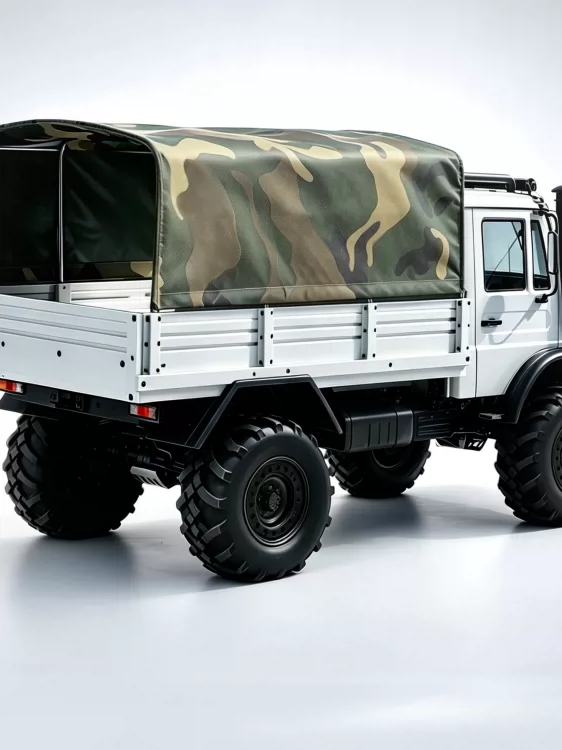 WLtoys 064308 Upgrades Parts,1/6 RC Car Modification Upgrade Parts-Rear Bed Military Canopy with Steel Frame Tent