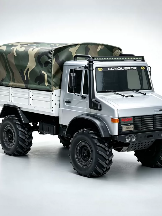 WLtoys 064308 Upgrades Parts,1/6 RC Car Modification Upgrade Parts-Rear Bed Military Canopy with Steel Frame Tent