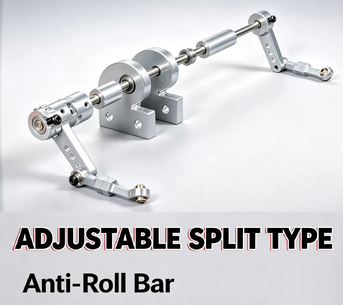 WLtoys 064308 Upgrades – All-Metal Adjustable Sway Bar Kit for wltoys Big Shark 1/6