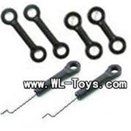 MJX T55 T655-parts-21 Connect Buckle Set(6pcs-2 short + 2 long connect buckle +2 Servo connect rod)