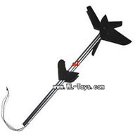 MJX T55/T655-parts-52 Long tail unit A-Black,MJX T655 T55 RC Helicopter Spare Parts