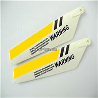 LS-222-ls222 helicopter parts-09 Upper main blades(2pcs)-Yellow