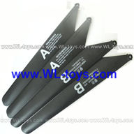 BR6508 RC Helicopter Parts-02 Main blades(4pcs-2A+2B)