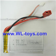 BR6508 helicopter Parts-03 11.1V 2000MAH Battery With T plug