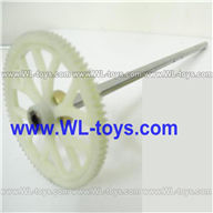 BR6508 Helicopter Parts-07 Upper main gear with hollow pipe