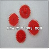WLtoys V966 Power Star 1 6CH Flybarless RC Helicopter parts,Main Gear 2pcs/set-09