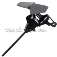 WL-V222-10 Legs-Black(Carbon rod & Stand frame for motor & Motor & Main blade) Wltoys V222 Quadcopter parts wl toys 222 parts