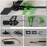 MJX F45 F645 Tail brushless motor unit KTT Upgrade Tail brushless motor for MJX F45 F645 RC Helicopter parts