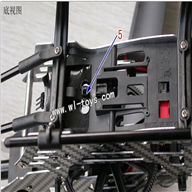 MJX F45 F645 Tail brushless motor unit KTT Upgrade Tail brushless motor for MJX F45 F645 RC Helicopter parts
