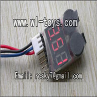 Lower voltage alarm for the MJX F45-F645 F39-F639 T40-T640 F46-F646 li-battery to ensure timely return,MJX rc Helicopter parts