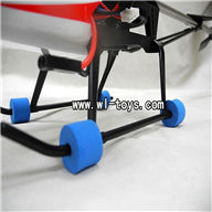 MJX F649 sponge pad-Strong protection for MJX F46 Landing skid,mjx F45 F645 RC helicopter Parts