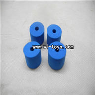 MJX F649 sponge pad-Strong protection for MJX F46 Landing skid,mjx F45 F645 RC helicopter Parts