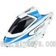 WL V911-02 Head Cover(blue&white) WLtoys V911 WL V911-1 RC Helicopter Spare Parts WL Toys rc model