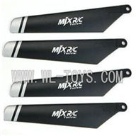 F-series MJX f46 helicopter parts-04 Main rotor blades(4pcs),MJX F46 toys F646 rc helicopter model Accessories