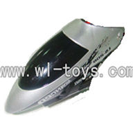 LianSheng toys model LS209 RC Helicopter parts,LS-209-parts-01 Head cover(Gray)