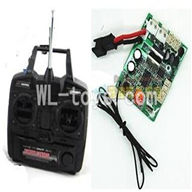 UDI U23 rc helicopter parts-11 Transmitter with antena & Circuit board