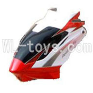 UDI U25 rc helicopter parts-01 Head cover(Red)