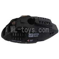 Koome model K027 RC helicopter parts ,K-027 parts-02 Head cover(Black)